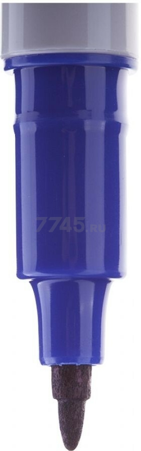 Маркер перманентный CROWN Multi Marker Super Slim синий (P-505Fblue) - Фото 2